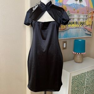 MOTEL Spandex Black Dress NWT